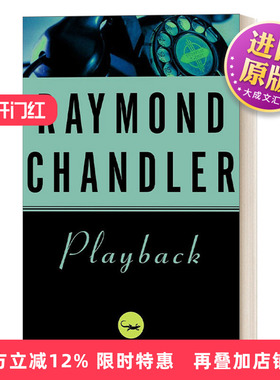 英文原版小说 Playback 重播 菲利普·马洛系列7 经典侦探推理小说 Raymond Chandler雷蒙德·钱德勒 英文版 进口英语原版书籍