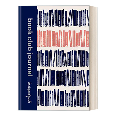 英文原版 Book Club Journal 读书会日志 礼品书 书评笔记本 精装 英文版 进口英语原版书籍