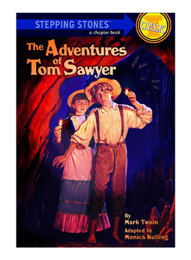 英文原版 The Adventures of Tom Sawyer A Stepping Stone Book 汤姆索亚历险记 英文版 进口英语原版书籍