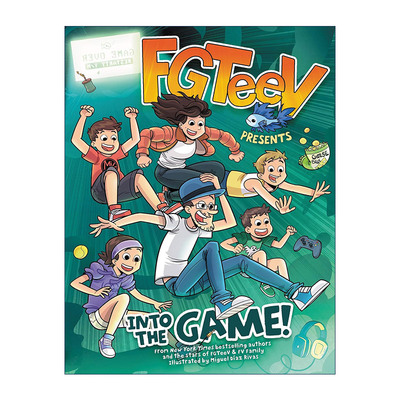 英文原版 FGTeeV Presents Into the Game 在游戏中亮相 儿童全彩漫画 英文版 进口英语原版书籍