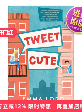 英文原版 Tweet Cute 可爱的鸣叫 北美晋江浪漫爱情小说 英文版 进口英语原版书籍