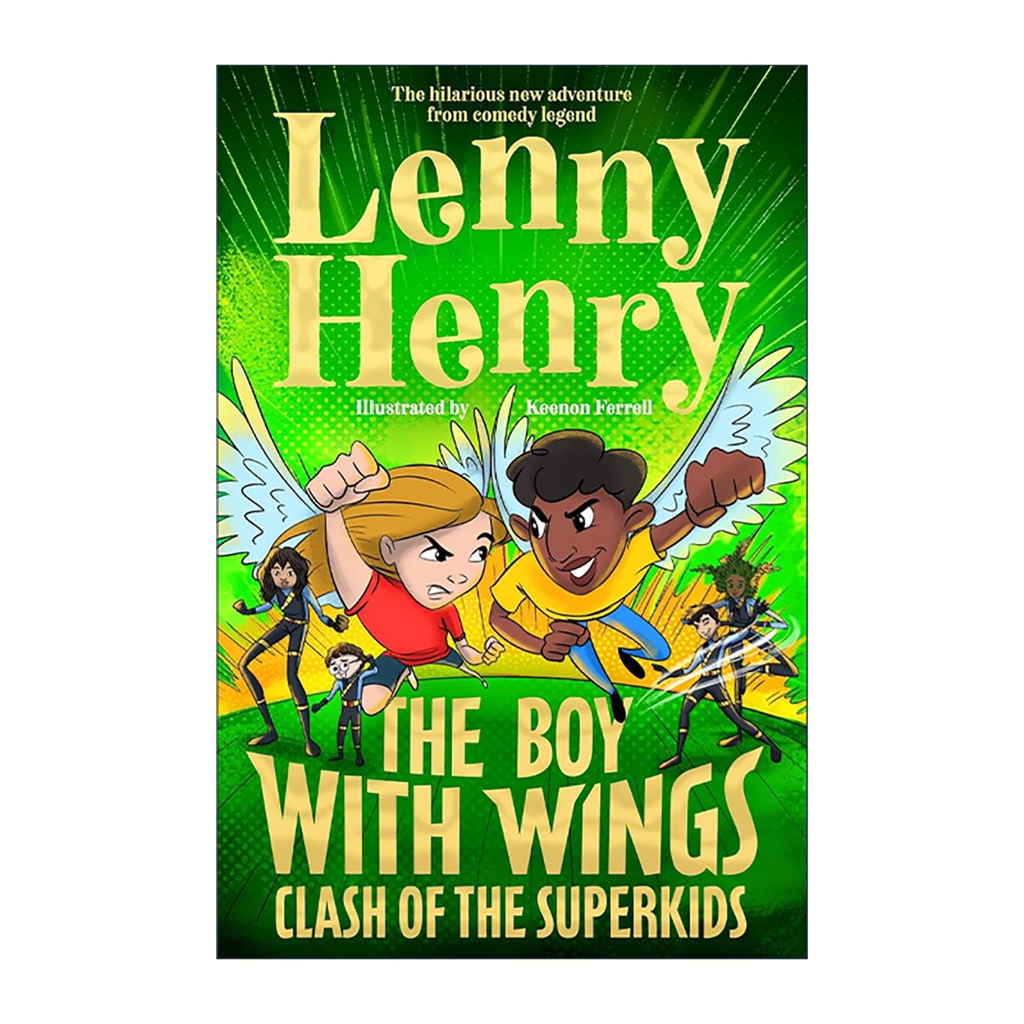 英文原版 The Boy With Wings Clash of the Superkids 有翅膀的男孩2 超级小子的冲突 儿童动作冒险章节桥梁书 进口英语原版书籍