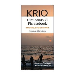 克里奥尔语 书籍 English 进口英语原版 英文版 英语双解词典与常用语手册 Phrasebook and Dictionary Krio 英文原版