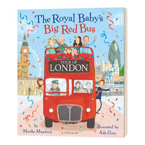 英文原版 The Royal Baby's Big Red Bus Tour of London 皇家小宝 伦敦之旅 儿童故事绘本 英文版 进口英语原版书籍