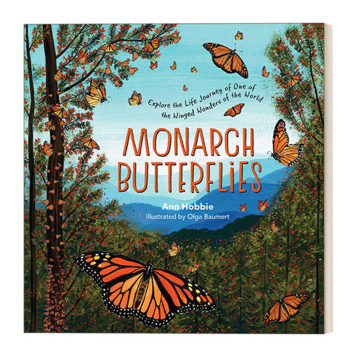英文原版绘本 Monarch Butterflies 帝王蝶 儿童精装绘本 科学与自然规律主题 Ann Hobbie 英文版 进口英语原版书籍
