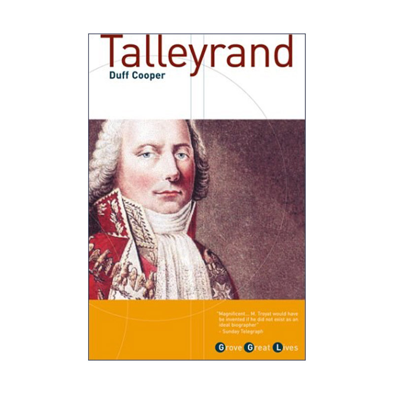 英文原版 Talleyrand塔列朗传记法国资产阶级革命时期政治家 Duff Cooper英文版进口英语原版书籍