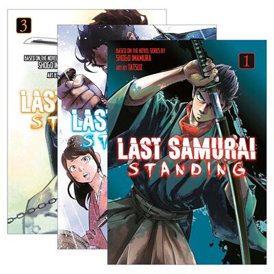 英文原版 Last Samurai Standing 武士生死斗1-3册 Netflix同名日剧改编漫画 英文版 进口英语原版书籍