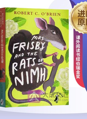 Mrs Frisby and the Rats of NIMH 英文原版 费里斯比夫人和尼姆老鼠 儿童英语读物 课外阅读书 纽伯瑞金奖 英文版原版书籍 书