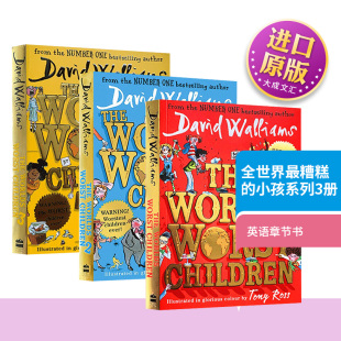 英文版 小孩系列3册 英文原版 Children Worst The 全世界最糟糕 进口英语书籍 大卫幽默小说系列 儿童英语读物 World
