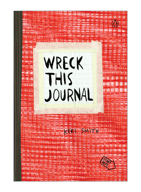 英文原版 Wreck This Journal Red Expanded Edition 做了这本书 红色扩充版 创新从破坏开始 Keri Smith 英文版 进口英语原版书籍