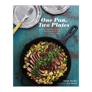 英文版 书籍 Two 70多种适合两人享用 餐食 一锅两盘 Pan Plates 进口英语原版 英文原版 精装 One