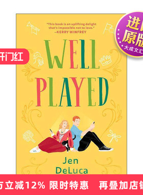 英文原版 Well Played 干得好 爱情喜剧 Jen DeLuca 英文版 进口英语原版书籍