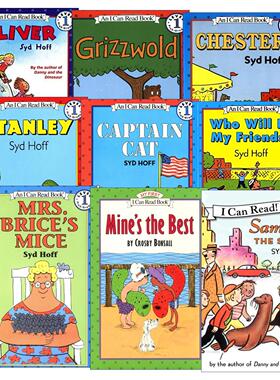英文原版 I can read 第1阶段9册 少儿英语绘本 Syd Hoff 汪培珽英文书单 英文版 进口英语原版书籍