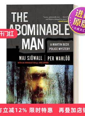 英文原版 The Abominable Man Martin Beck Police Mystery 07 马丁·贝克探案系列7 可憎的男人 Maj Sj?wall and Per Wahl??