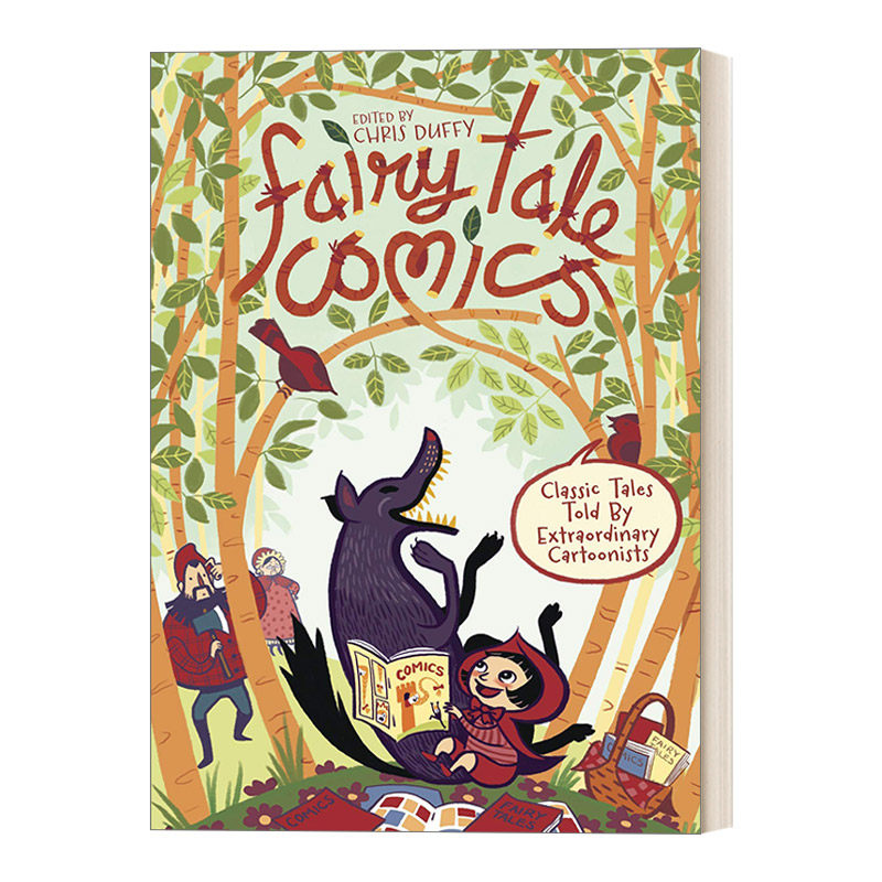 英文原版 Fairy Tale Comics Classic Tales Told by Extraordinary Cartoonists 童话漫画 由杰出漫画家讲述的经典故事 进口书籍