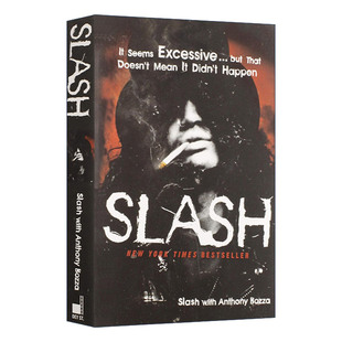 英文原版 Slash 斯莱史 枪花乐队主音吉他手自传 英文版 进口英语原版书籍