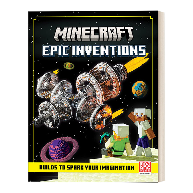 英文原版 Minecraft Epic Inventions 我的世界 史诗发明 12个激发想象力的建筑 精装 英文版 进口英语原版书籍