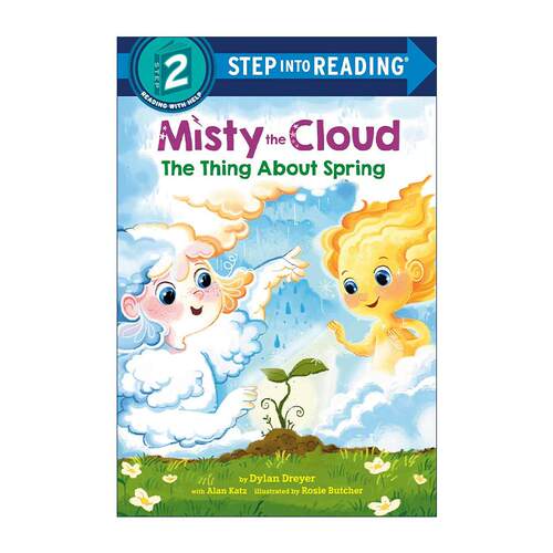 英文原版 Step into Reading 2 Misty the Cloud 云朵米斯蒂系列 关于春天的事 兰登经典分级读物 英文版 进口英语原版书籍