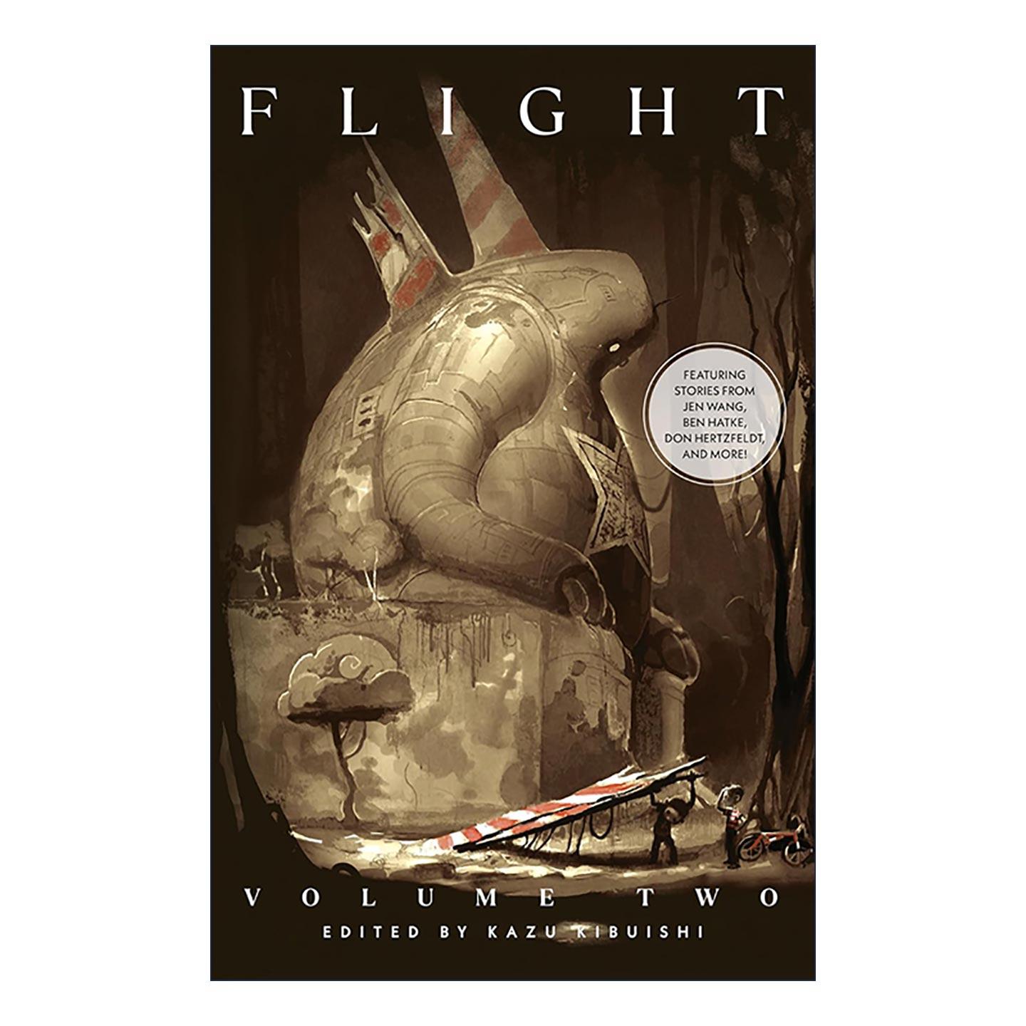 英文原版 Flight Volume Two 飞系列2 奇幻科幻漫画集 Amulet护身符系列作者Kazu Kibuishi木部石 英文版 进口英语原版书籍
