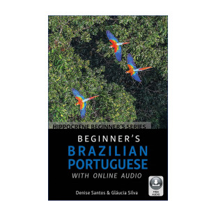 初级巴西葡萄牙语教程 书籍 Brazilian Online Audio with Portuguese 进口原版 原版 带在线音频 Beginner
