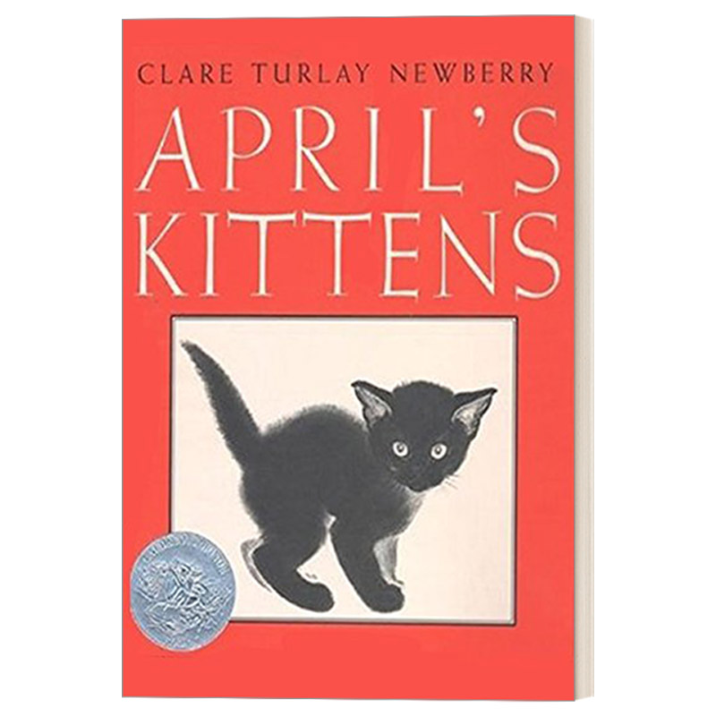 英文原版绘本 April's Kittens 四月的小猫 凯迪克银奖 精装绘本 英文版 进口英语原版书籍