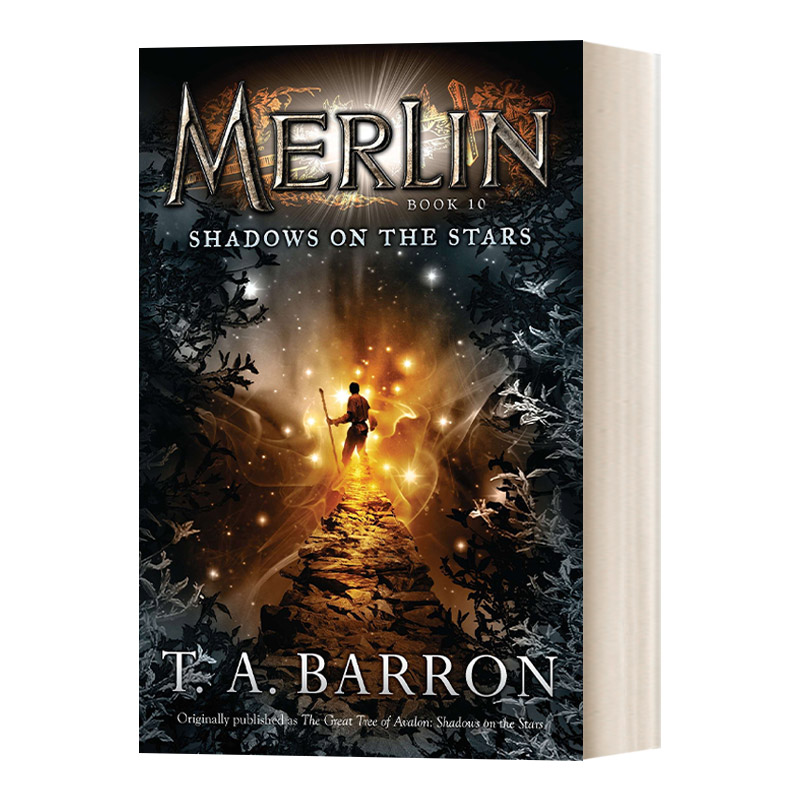 英文原版 Shadows on the Stars Merlin Saga 梅林传奇系列10 儿童幻想侦探冒险小说 T. A. Barron 英文版 进口英语原版书籍