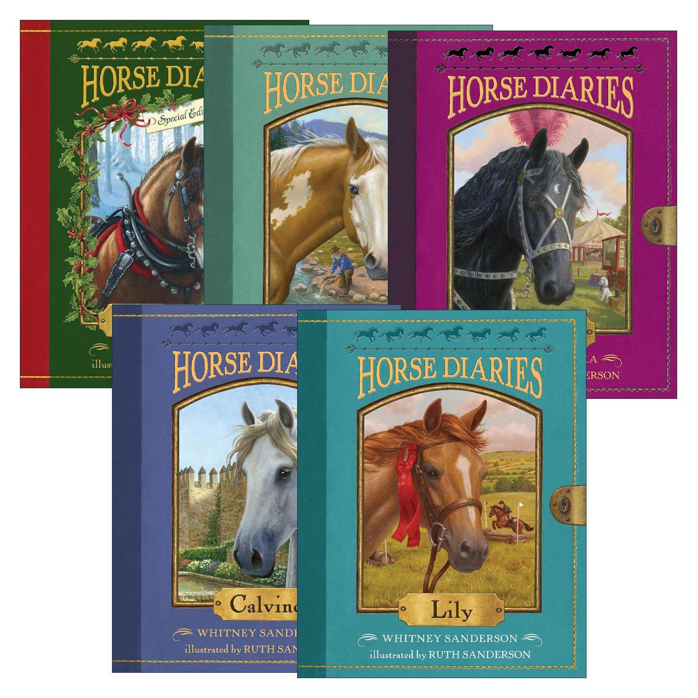 英文原版 Horse Diaries 小马驹日志系列5册 儿童历史小说 爱伦坡奖提名作家Alison Hart 英文版 进口英语原版书籍