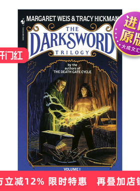 英文原版 Forging the Darksword The Darksword Trilogy 01 锻造暗黑之剑 暗黑之剑三部曲1 龙枪系列作者Margaret Weis 英文版