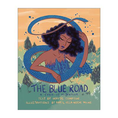 英文原版 The Blue Road 蓝色之路 移民寓言 寻找属于自己的地方 青少年全彩漫画 Wayde Compton 英文版 进口英语原版书籍