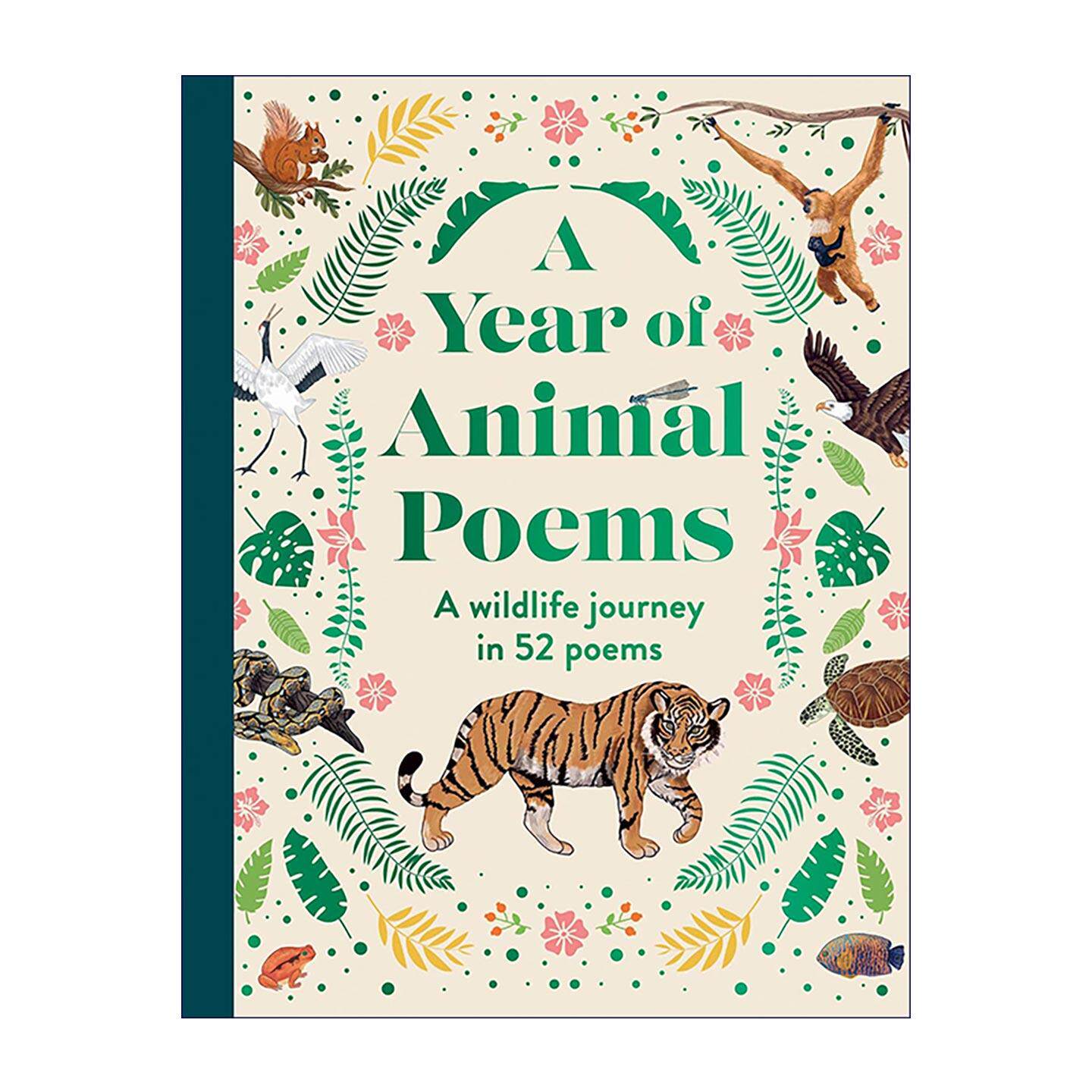 英文原版 A Year of Animal Poems 一周一首动物诗 精装动物主题诗歌 少儿英文诗歌入门读本 英文版 进口英语原版书籍