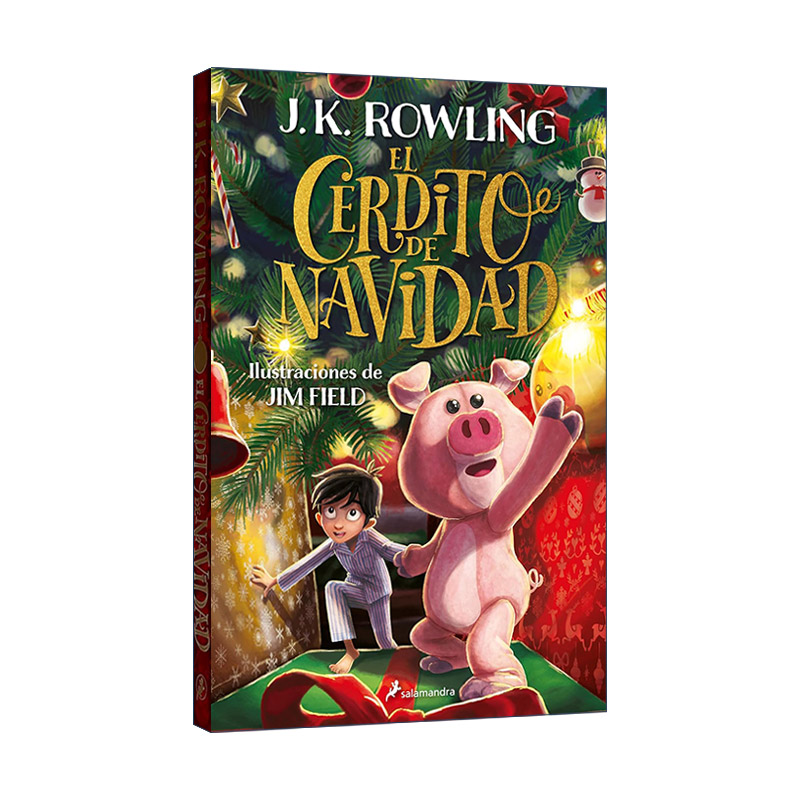 西班牙语原版 El cerdito de Navidad The Christmas Pig 平安小猪 圣诞小猪 西班牙语版 J.K. Rowling罗琳 进口原版书籍 书籍/杂志/报纸 儿童读物原版书 原图主图