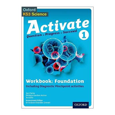 英文原版 Oxford KS3 Science Activate 1 Foundation Workbook 牛津初中教材 科学基础练习册1 英文版 进口英语原版书籍