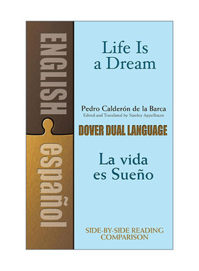 原版 Life Is a Dream La Vida es Sueno 人生如梦 西班牙语英语双语版 佩德罗·卡尔德隆 进口原版书籍