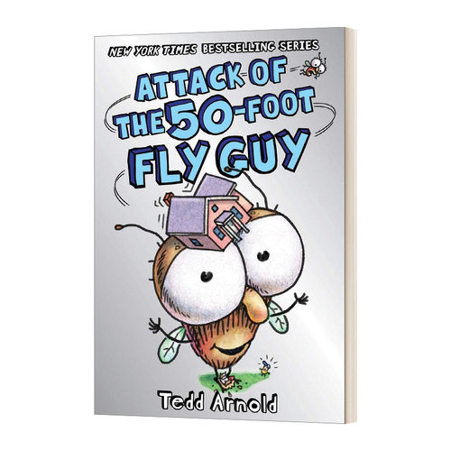 精装 英文原版 Fly Guy 19 Attack Of The 50-Foot Fly Guy 苍蝇小子19 英文版 进口英语原版书籍儿童图书