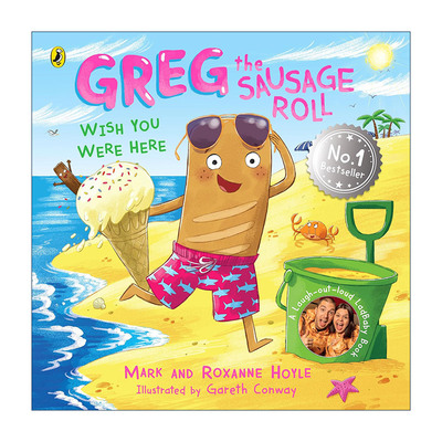 英文原版 Greg the Sausage Roll Wish You Were Here 香肠卷格雷格 希望你在这里 育儿网红LadBaby绘本 英文版 进口英语原版书籍