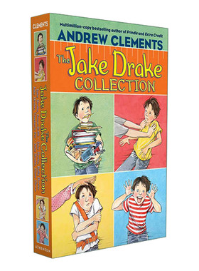 英文原版 The Jake Drake Collection 杰克德雷克系列 1-4册盒装 Andrew Clements 英文版 进口英语原版书籍
