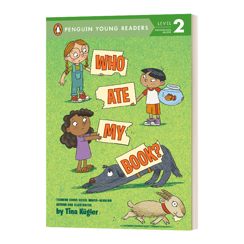 英文原版 Who Ate My Book Penguin Young Readers Level 2 企鹅青少分级阅读2级 英文版 进口英语原版书籍儿童图书