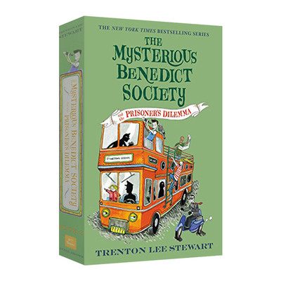 The Mysterious Benedict Society and the Prisoner's Dilemma 天才神秘会社 第三岛的逃犯 英文原版书籍 青少年课外读物儿童文学