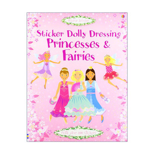 英文原版 Sticker Dolly Dressing Princesses & Fairies 多莉贴纸 公主和仙女 英文版 进口英语原版书籍