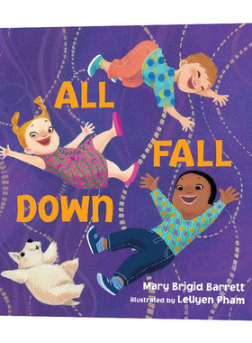 英文原版 All Fall Down 所有的都掉下来了 2-5岁儿童启蒙童谣绘本 Mary Brigid Barrett 纸板书 英文版 进口英语原版书籍