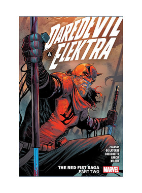 英文原版 Daredevil & Elektra By Chip Zdarsky Vol.2 The Red Fist Saga Part Two 超胆侠与艾丽卡 卷二 漫威漫画 夜魔侠 英文版