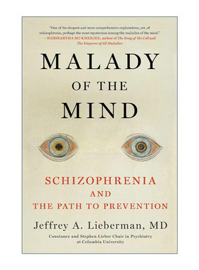 英文原版 Malady of the Mind 精神疾病 精神分裂症和预防之路 英文版 进口英语原版书籍