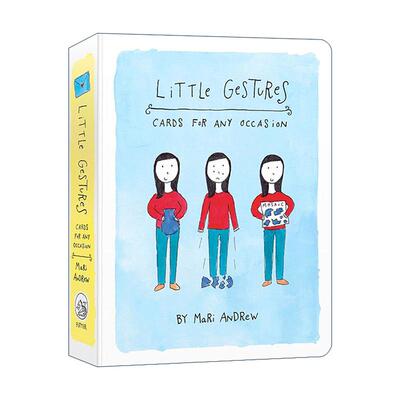 英文原版 Little Gestures 小手势 适合任何场合的50张明信片 英文版 进口英语原版书籍