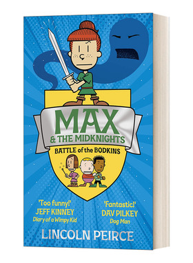 英文原版 Max and the Midknights Battle of the Bodkins 麦克斯和米德克尼特人 博德金斯之战 英文版 进口英语原版书籍