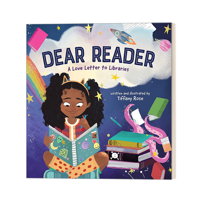 英文原版绘本 Dear Reader 亲爱的读者 给图书馆的情书 精装绘本 英文版 进口英语原版书籍