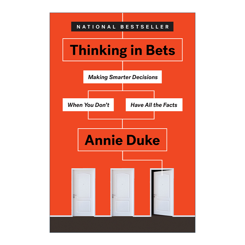 英文原版 Thinking in Bets 对赌 信息不足时如何做出明智决策 精装 Annie Duke 英文版 进口英语原版书籍