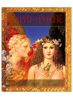 英文原版 Cupid and Psyche 丘比特与普赛克 精装 希腊神话 古典绘画 英文版 进口英语原版书籍