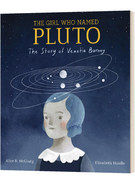 英文原版 Girl Who Named Pluto 给冥王星命名的女孩 精装STEM绘本 英文版 进口英语原版书籍