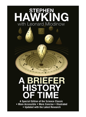 英文原版 A Brief History of Time 时间简史 科学经典著作特别版 精装 Stephen Hawking史蒂芬霍金 英文版 进口英语原版书籍