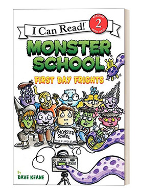 英文原版 Monster School First Day Frights 怪物学校 上学第一天 I Can Read Level 2分级阅读 英文版 进口英语原版书籍